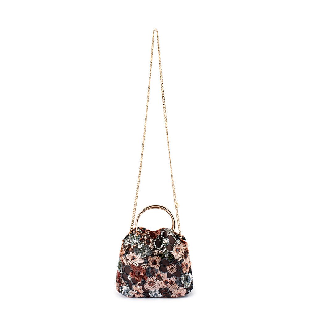 ALFIE Floral Sequin Bag - Olga Berg