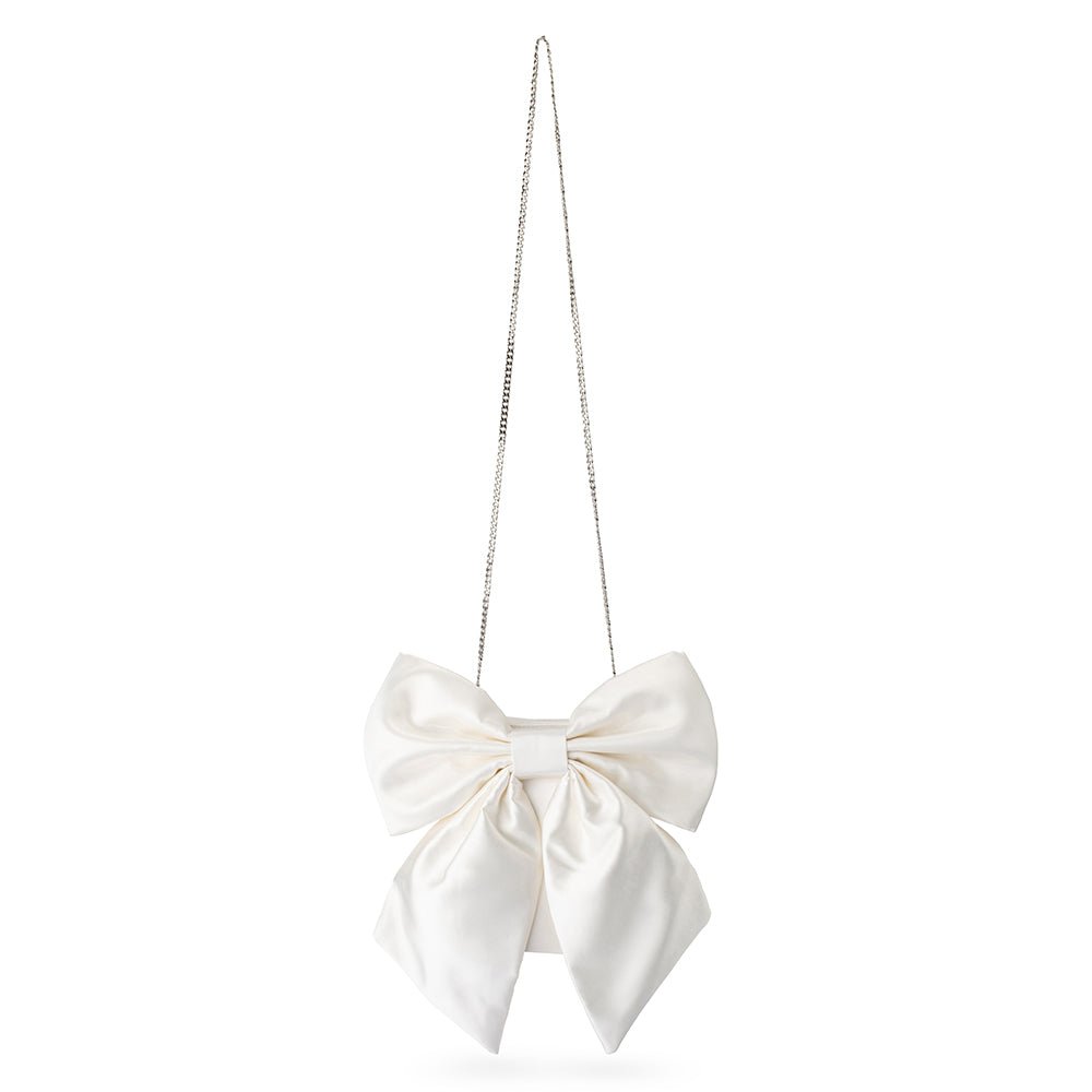 ANGELIQUE Satin Bow Bag - Olga Berg