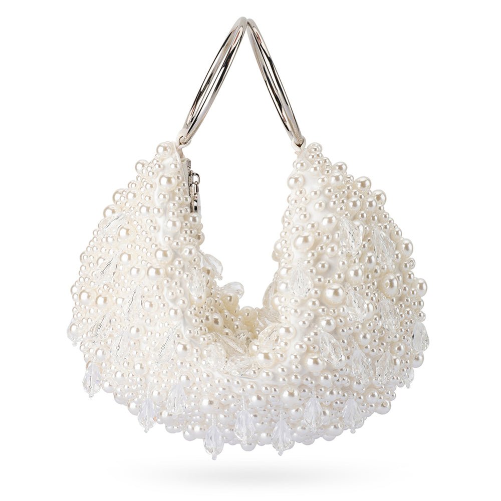 AZZY Encrusted Curved Bag - Olga Berg