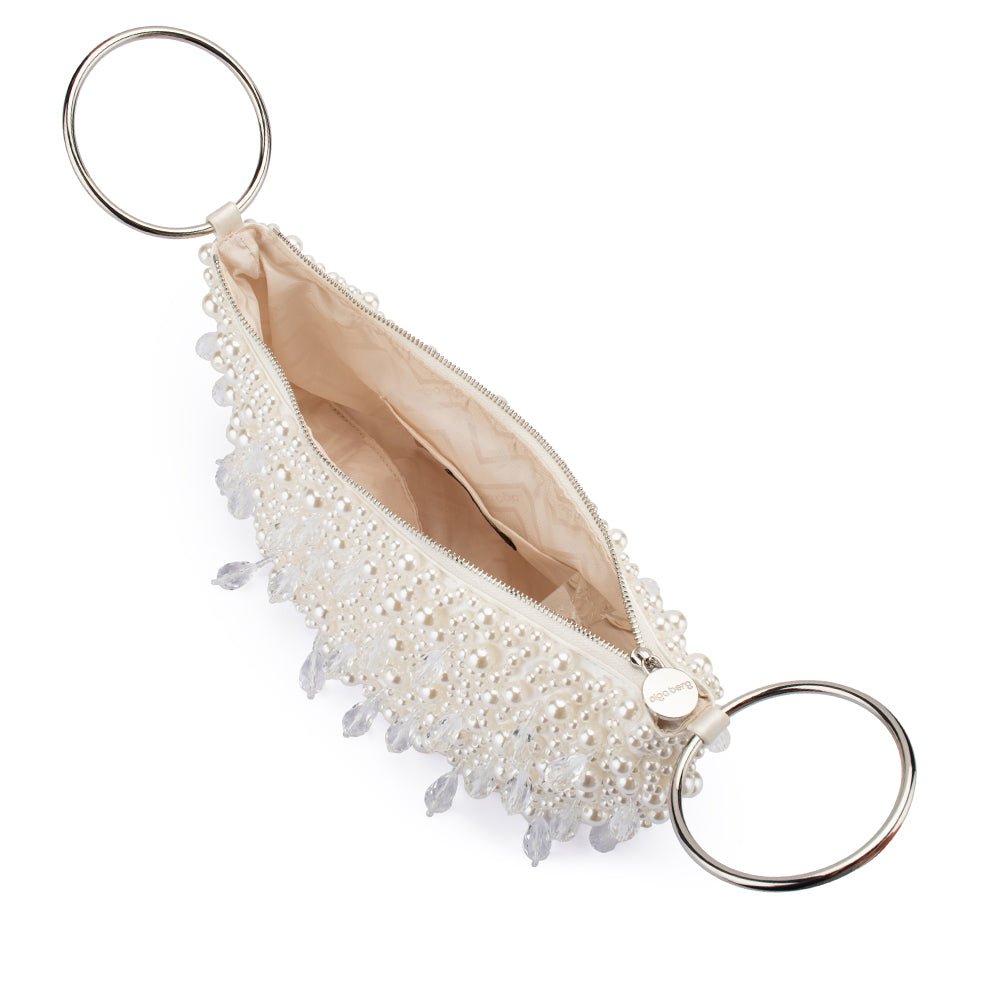 AZZY Encrusted Curved Bag - Olga Berg