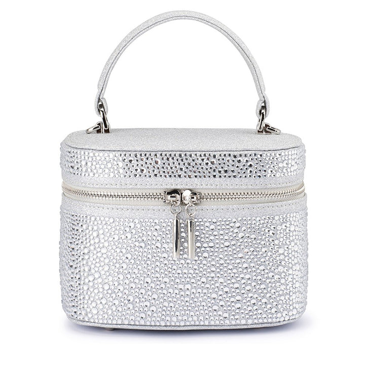 BECKIE Zip Top Crystal Bag - Olga Berg