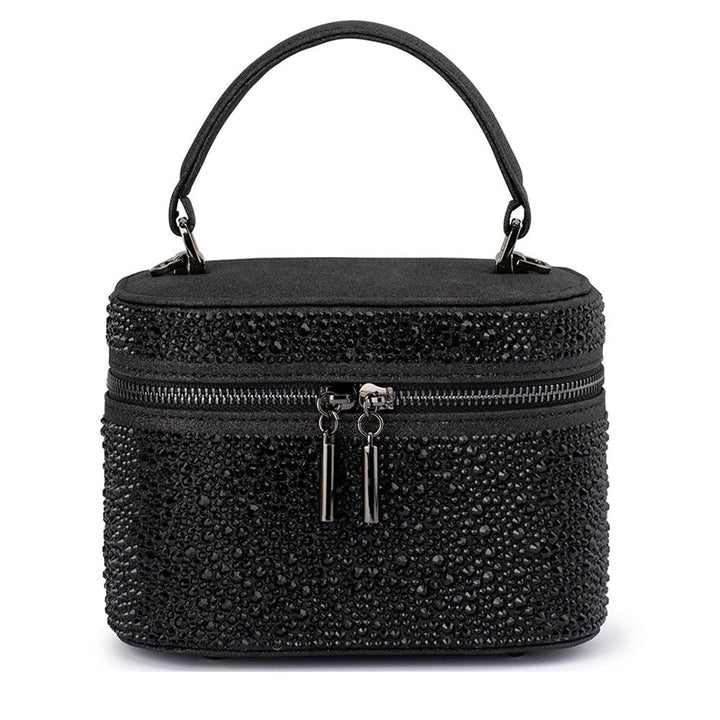BECKIE Zip Top Crystal Bag - Olga Berg