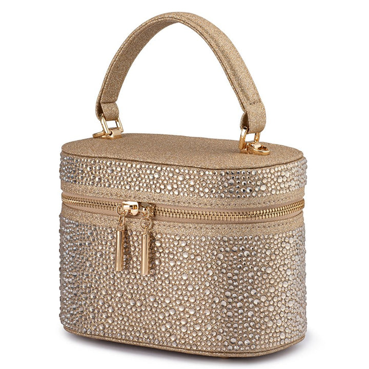 BECKIE Zip Top Crystal Bag - Olga Berg
