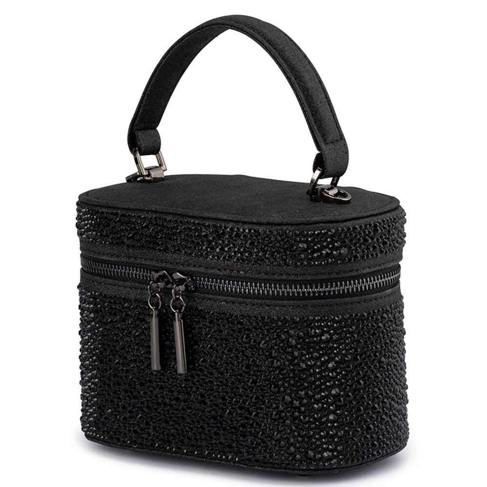 BECKIE Zip Top Crystal Bag - Olga Berg