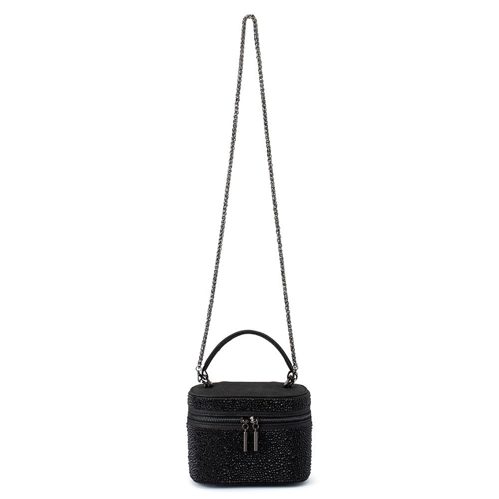 BECKIE Zip Top Crystal Bag - Olga Berg