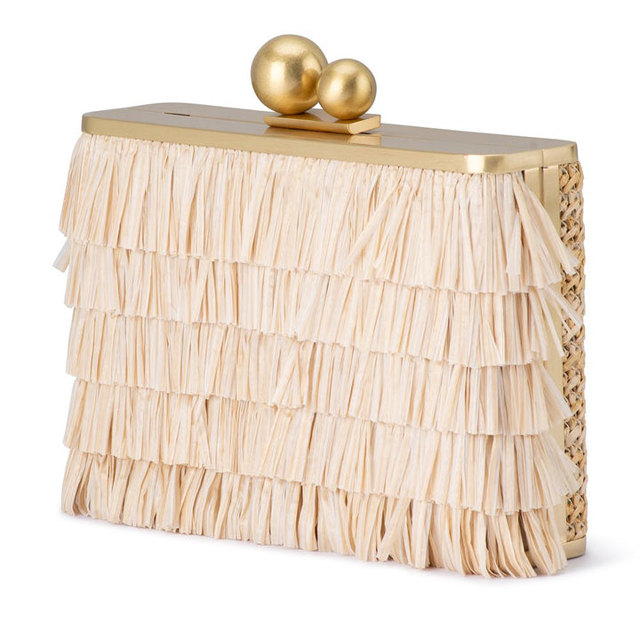 CARLITA Fringe Clutch - Olga Berg