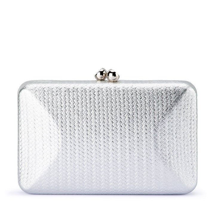 CHICA Metallic Textured Clutch - Olga Berg