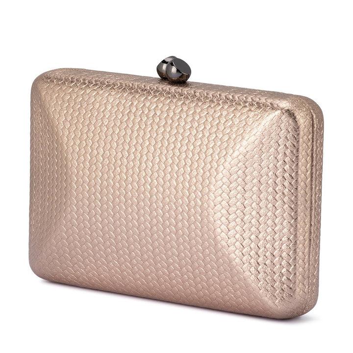 CHICA Metallic Textured Clutch - Olga Berg