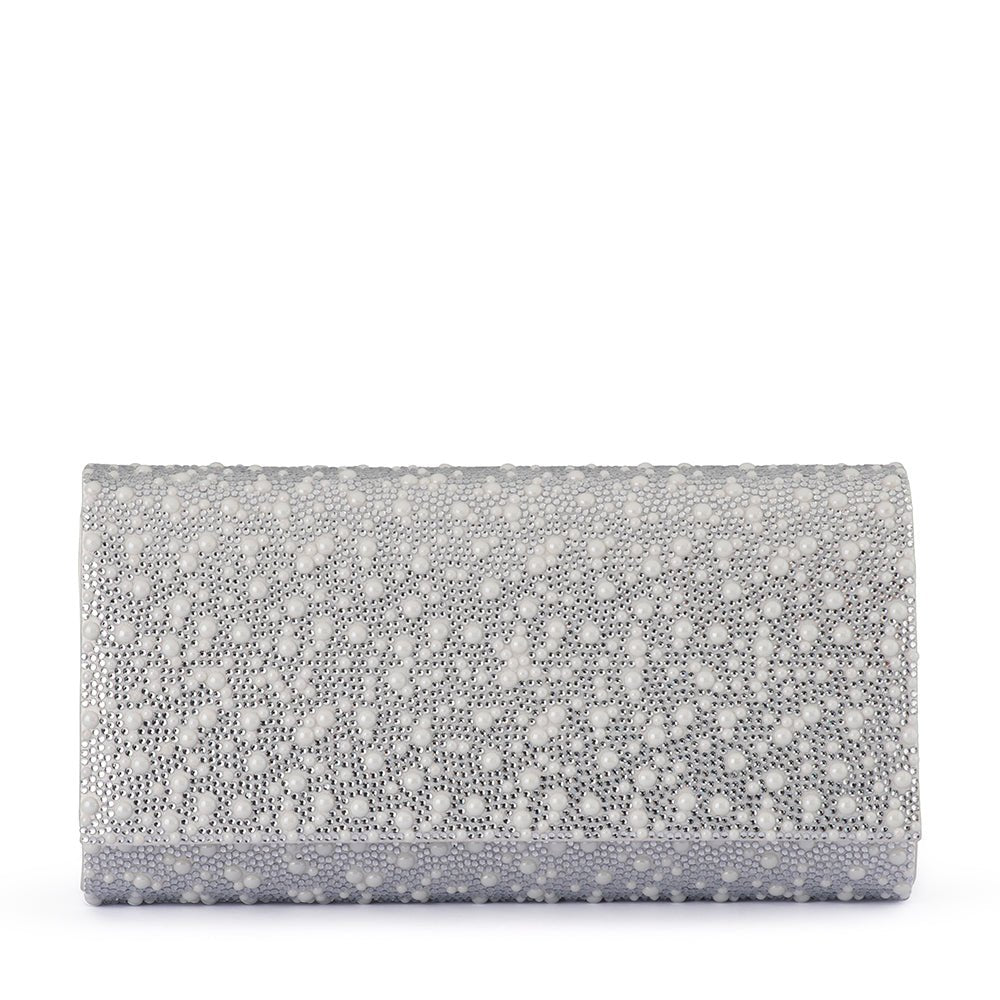 DANNA Crystal and Pearl Clutch - Olga Berg