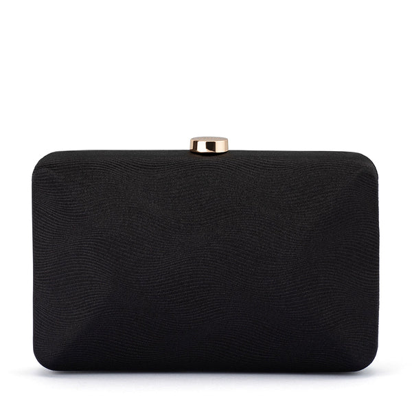 Shop DELIA Black Textural Clutch – Olga Berg