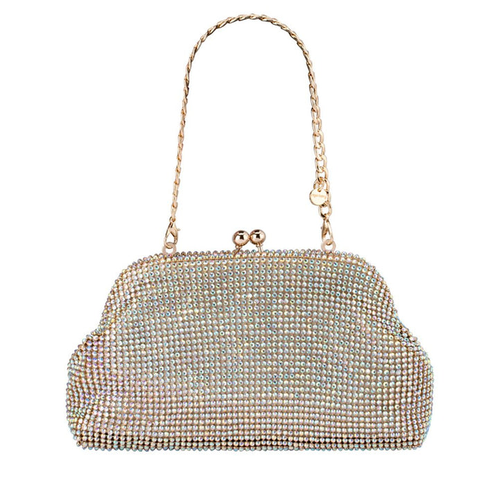 ELA Crystal Mesh Clutch - Olga Berg