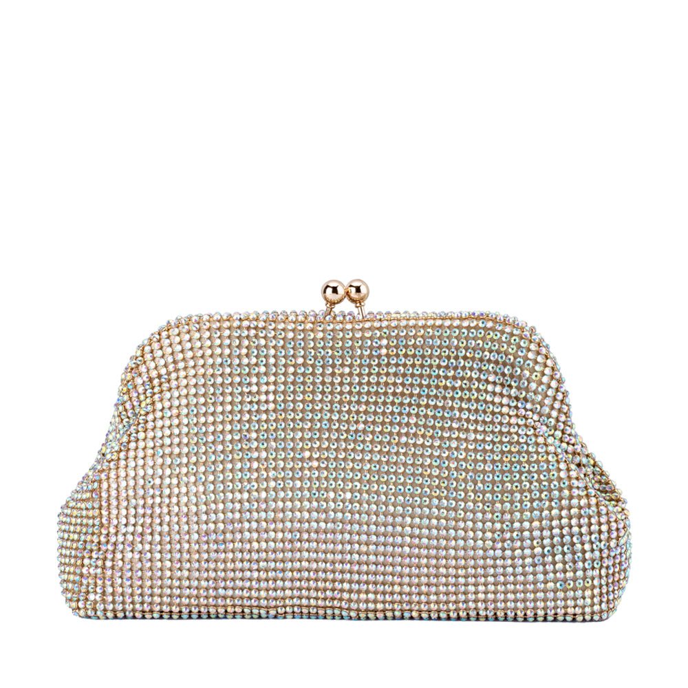 ELA Crystal Mesh Clutch - Olga Berg