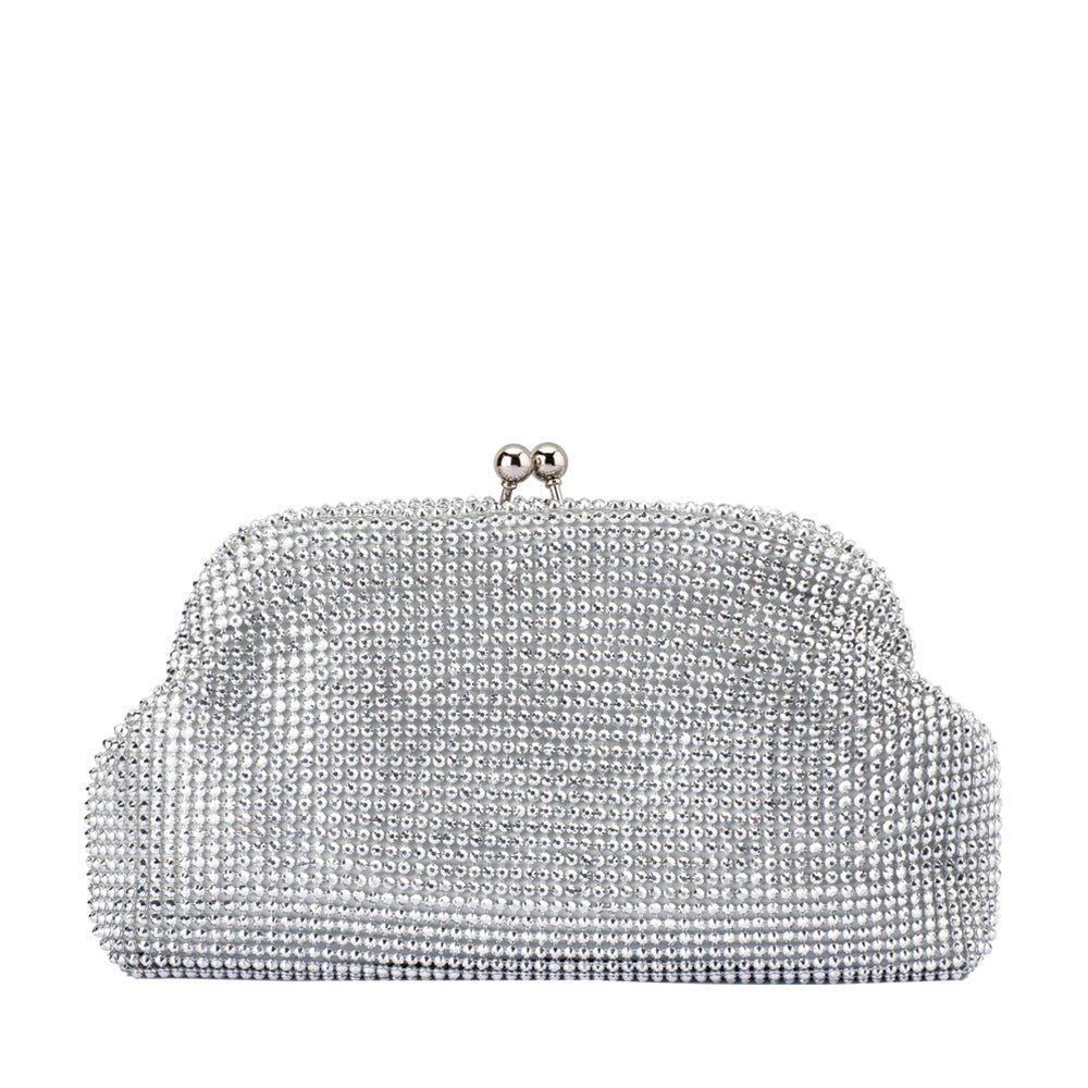 ELA Crystal Mesh Clutch - Olga Berg