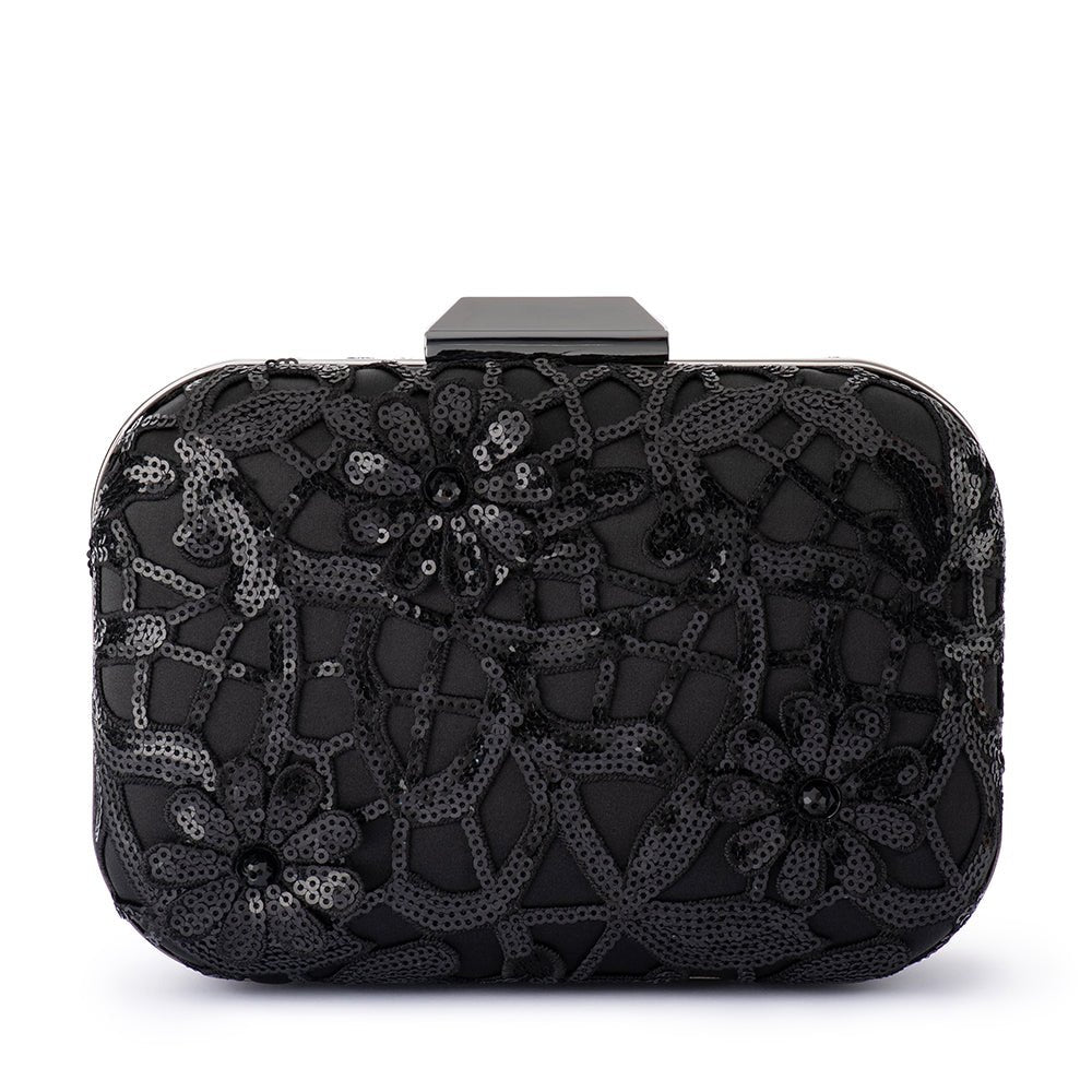 ELENA Appliqued Clutch - Olga Berg