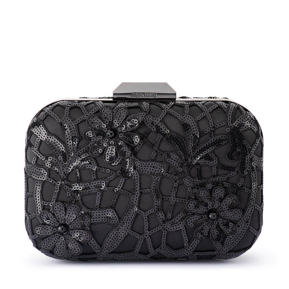 ELENA Appliqued Clutch - Olga Berg