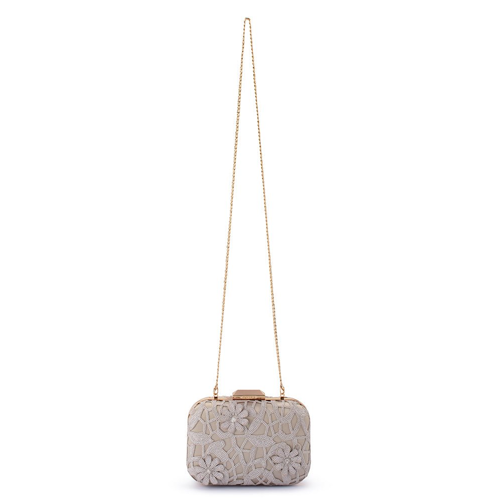 ELENA Appliqued Clutch - Olga Berg