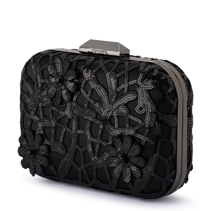 ELENA Appliqued Clutch - Olga Berg