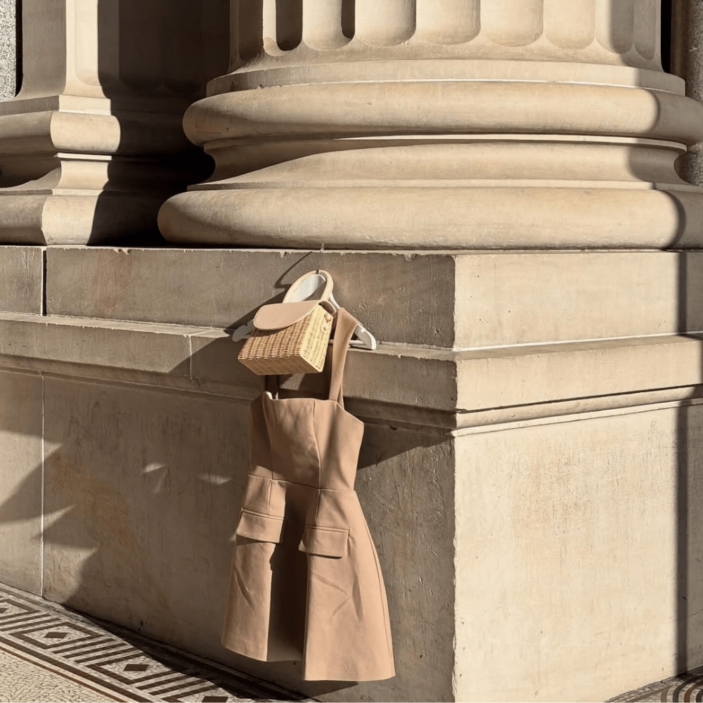 ELLE Wicker Top Handle - Olga Berg