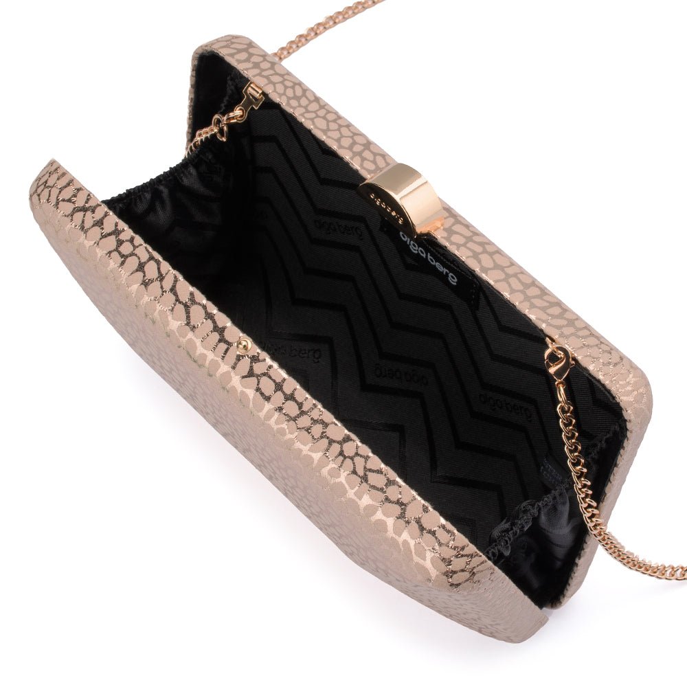 FRANKIE Embossed Clutch - Olga Berg