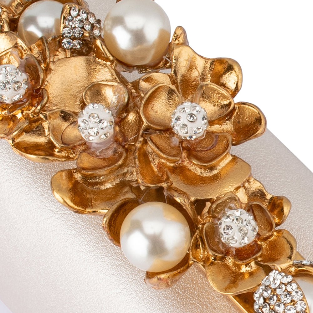 GABRIEL Pearl Embellished Clutch - Olga Berg