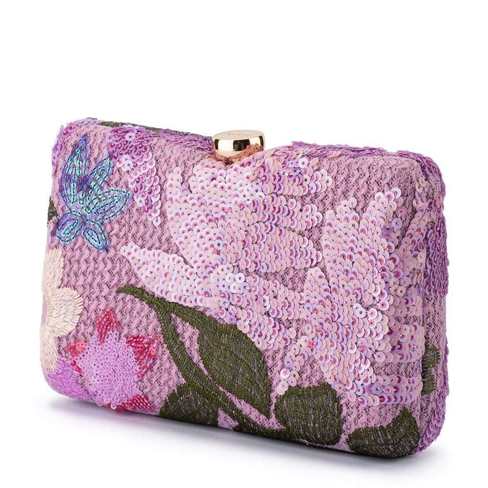 GRETA Floral Clutch - Olga Berg