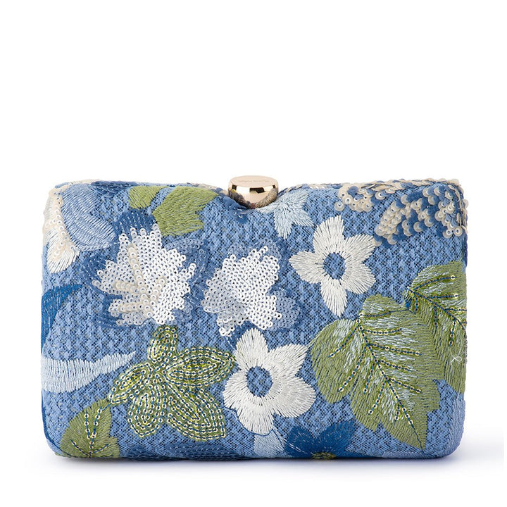 GRETA Floral Clutch - Olga Berg