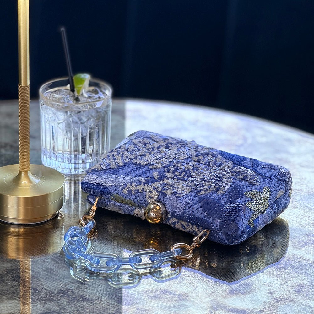 GRETA Floral Clutch - Olga Berg