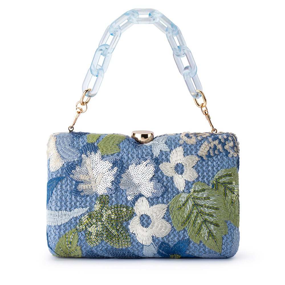 GRETA Floral Clutch - Olga Berg