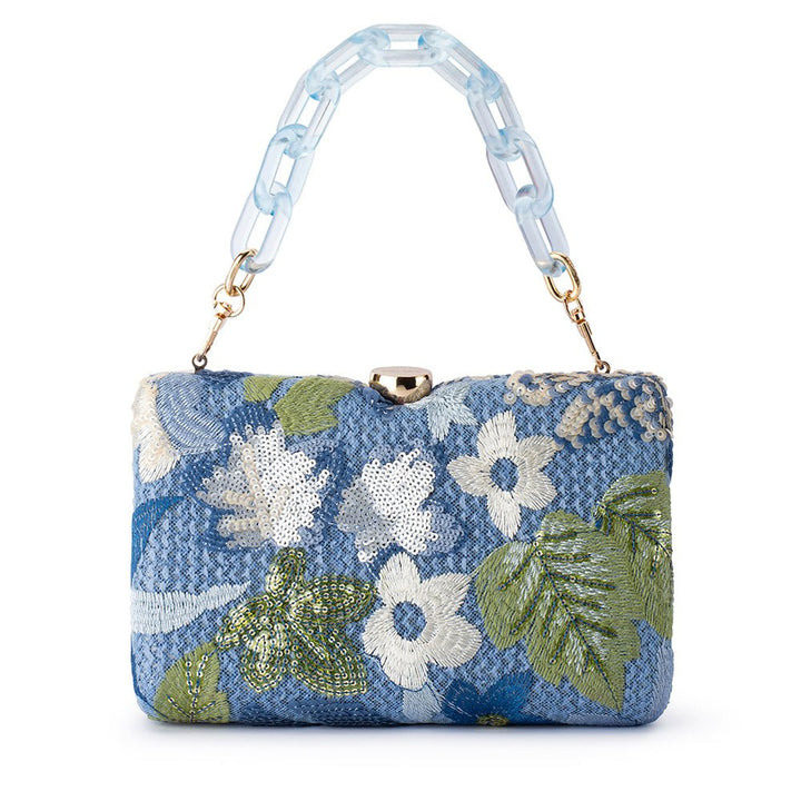 GRETA Floral Clutch - Olga Berg