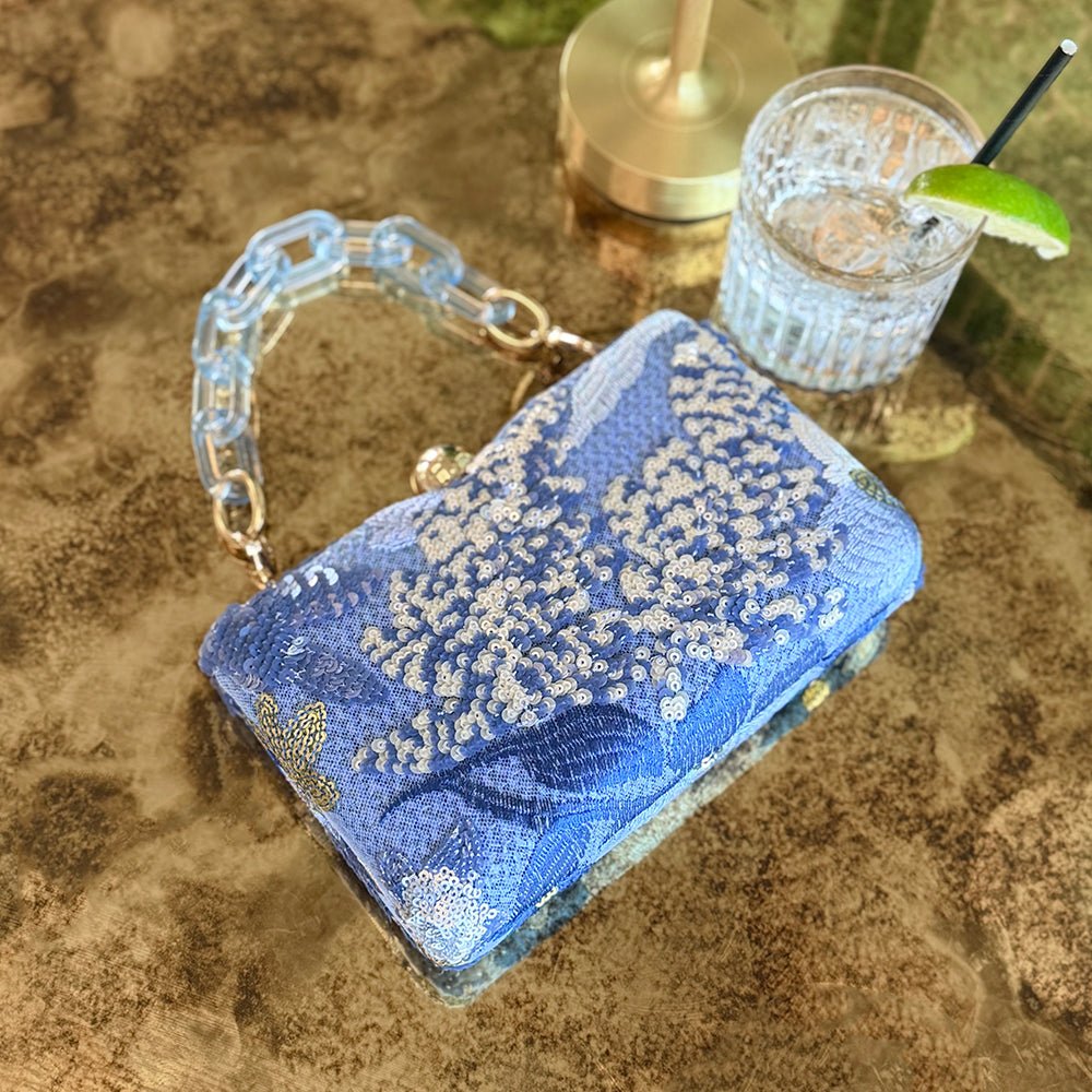GRETA Floral Clutch - Olga Berg