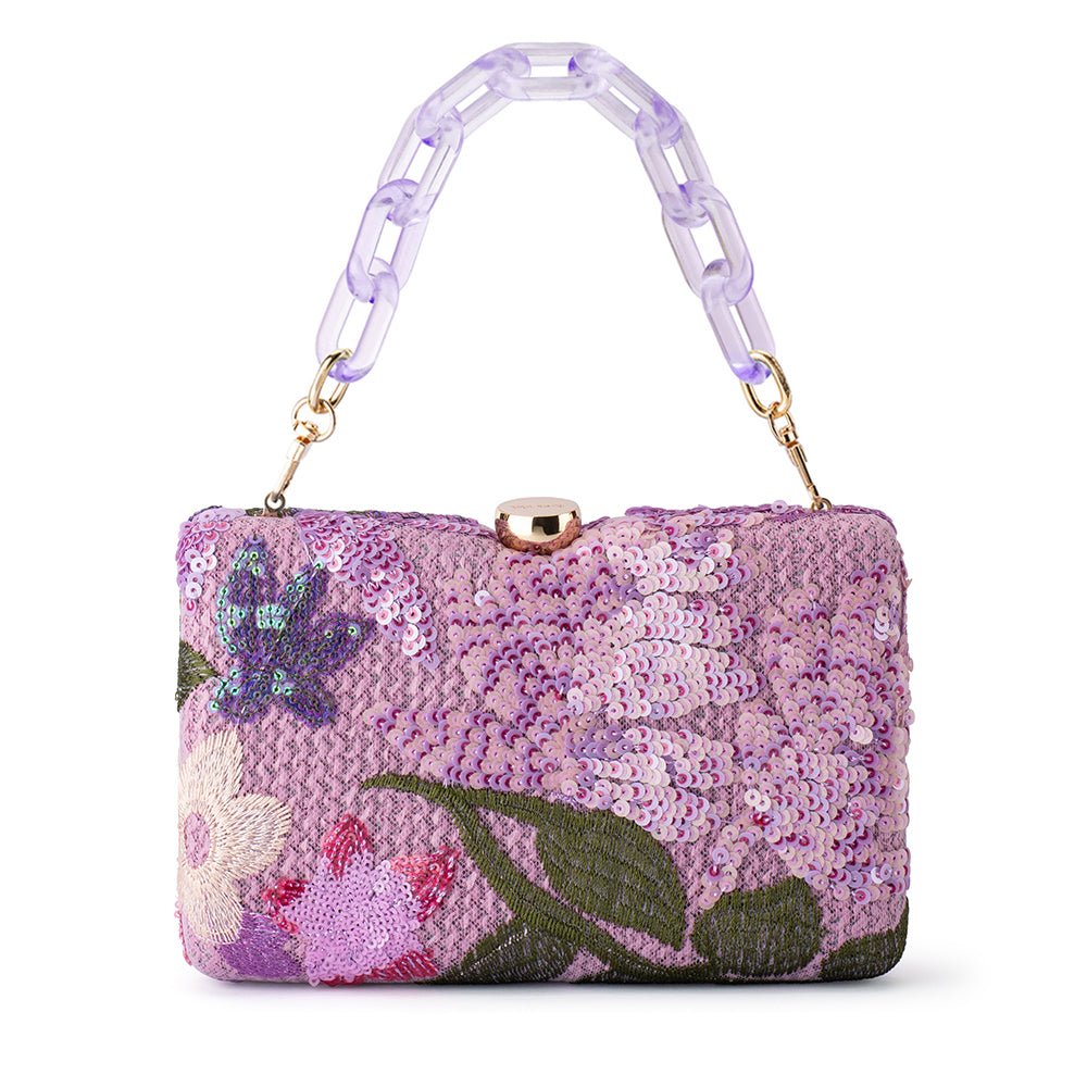 GRETA Floral Clutch - Olga Berg