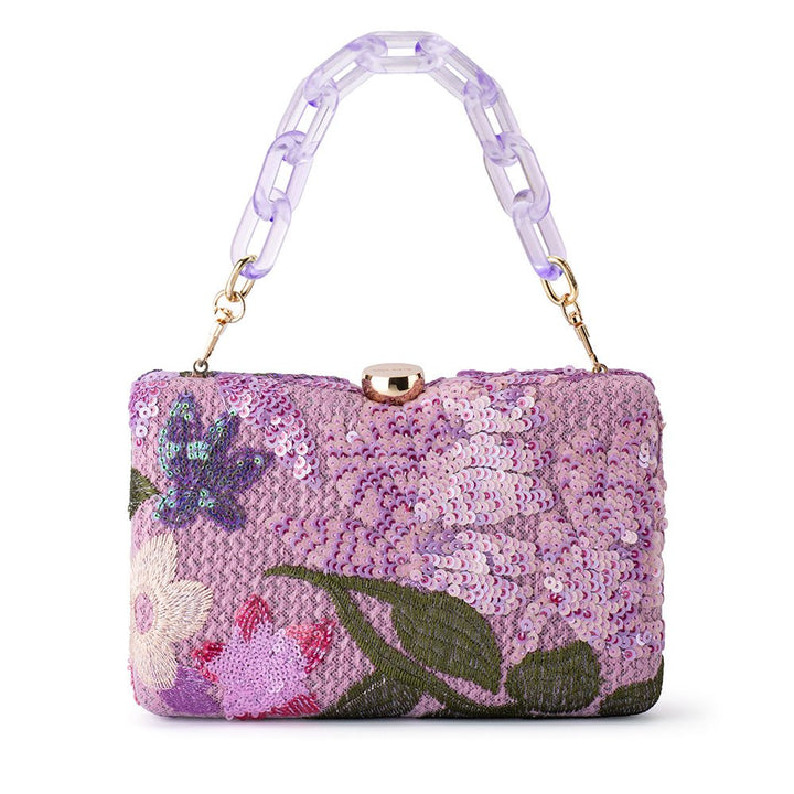 GRETA Floral Clutch - Olga Berg