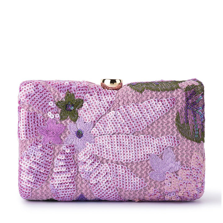 GRETA Floral Clutch - Olga Berg