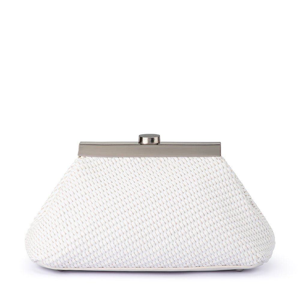 HANNA Woven Straw Clutch - Olga Berg