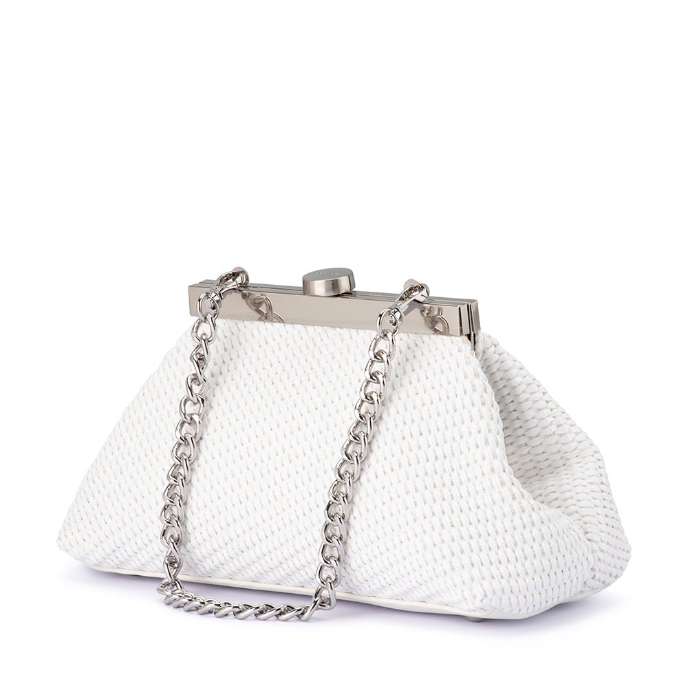 HANNA Woven Straw Clutch - Olga Berg