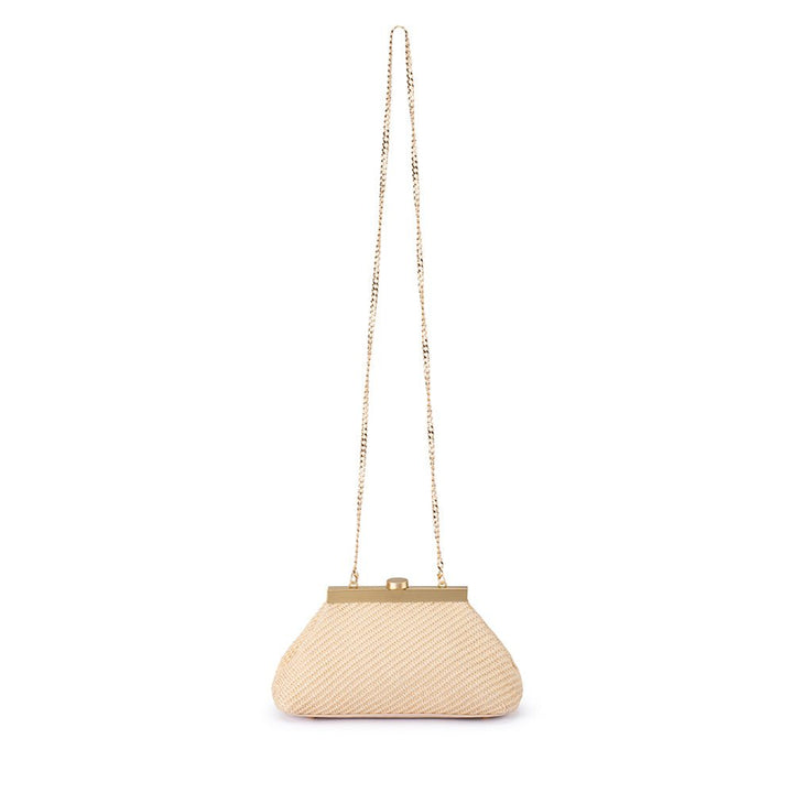 HANNA Woven Straw Clutch - Olga Berg