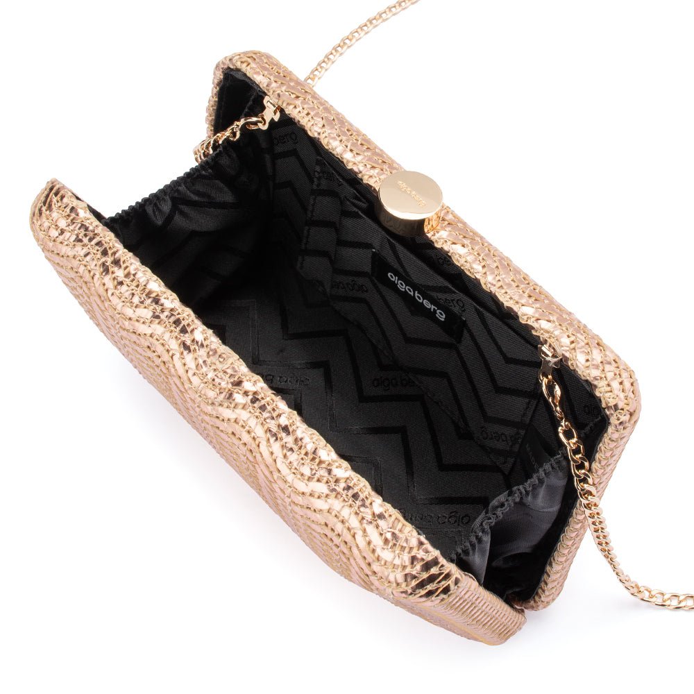 HANNAH Textured Clutch - Olga Berg
