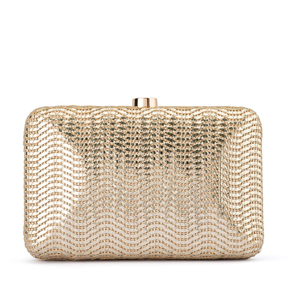 HANNAH Textured Clutch - Olga Berg