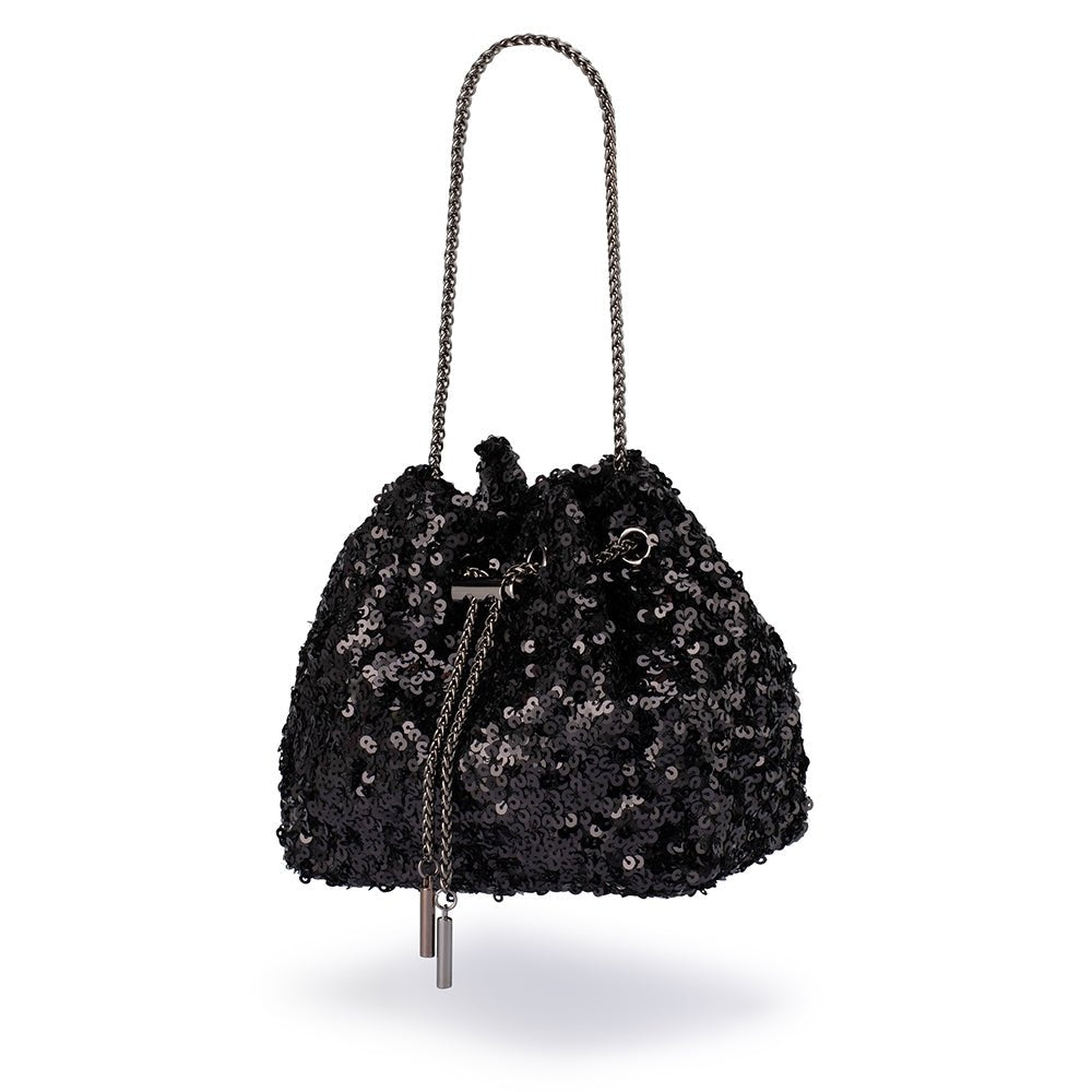 ILANA Sequin Drawstring Bag - Olga Berg