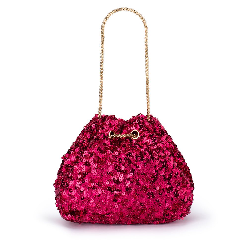 ILANA Sequin Drawstring Bag - Olga Berg