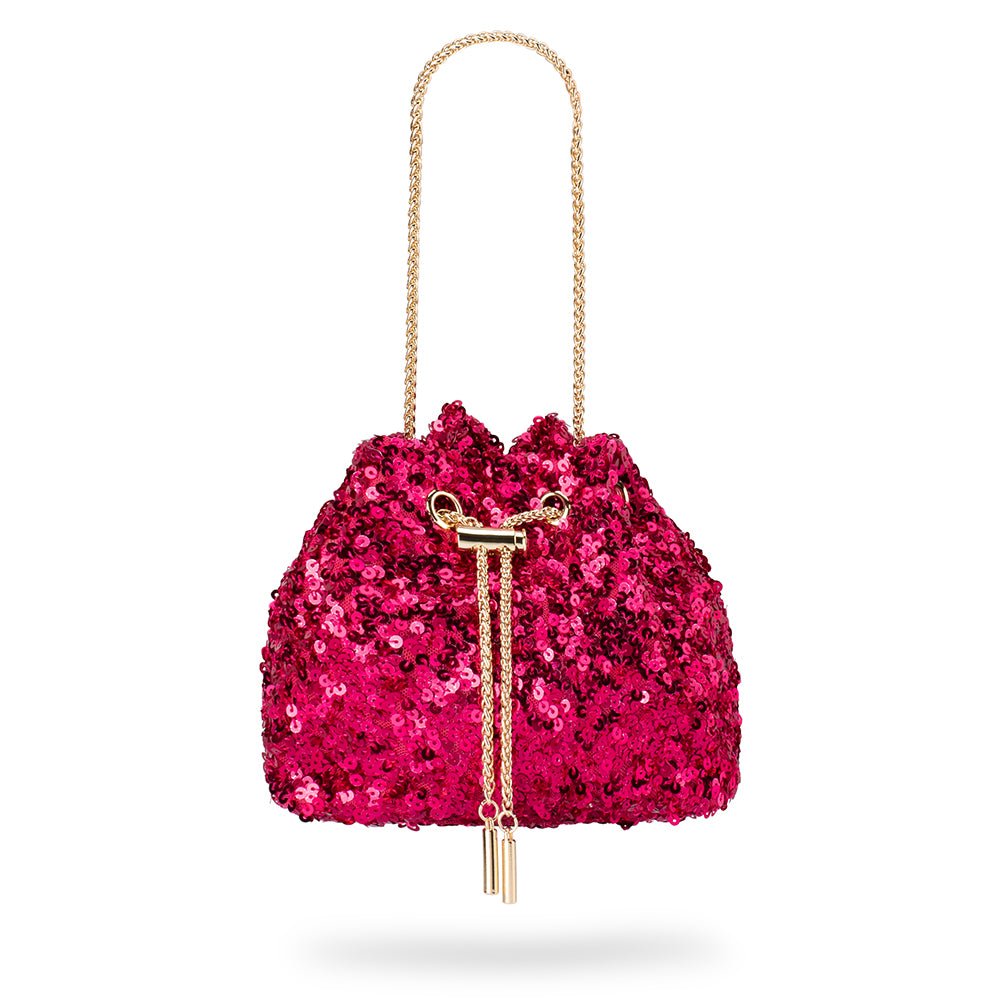 ILANA Sequin Drawstring Bag - Olga Berg