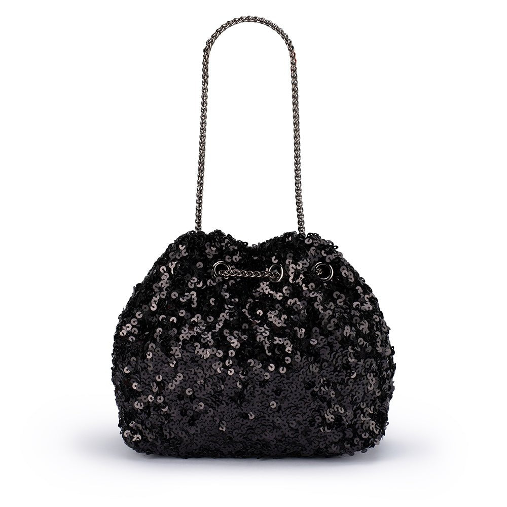 ILANA Sequin Drawstring Bag - Olga Berg