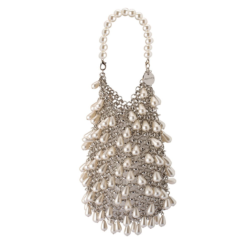 JADEN Pearl Chainmail Bag - Olga Berg