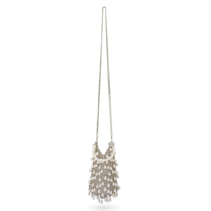 JADEN Pearl Chainmail Bag - Olga Berg