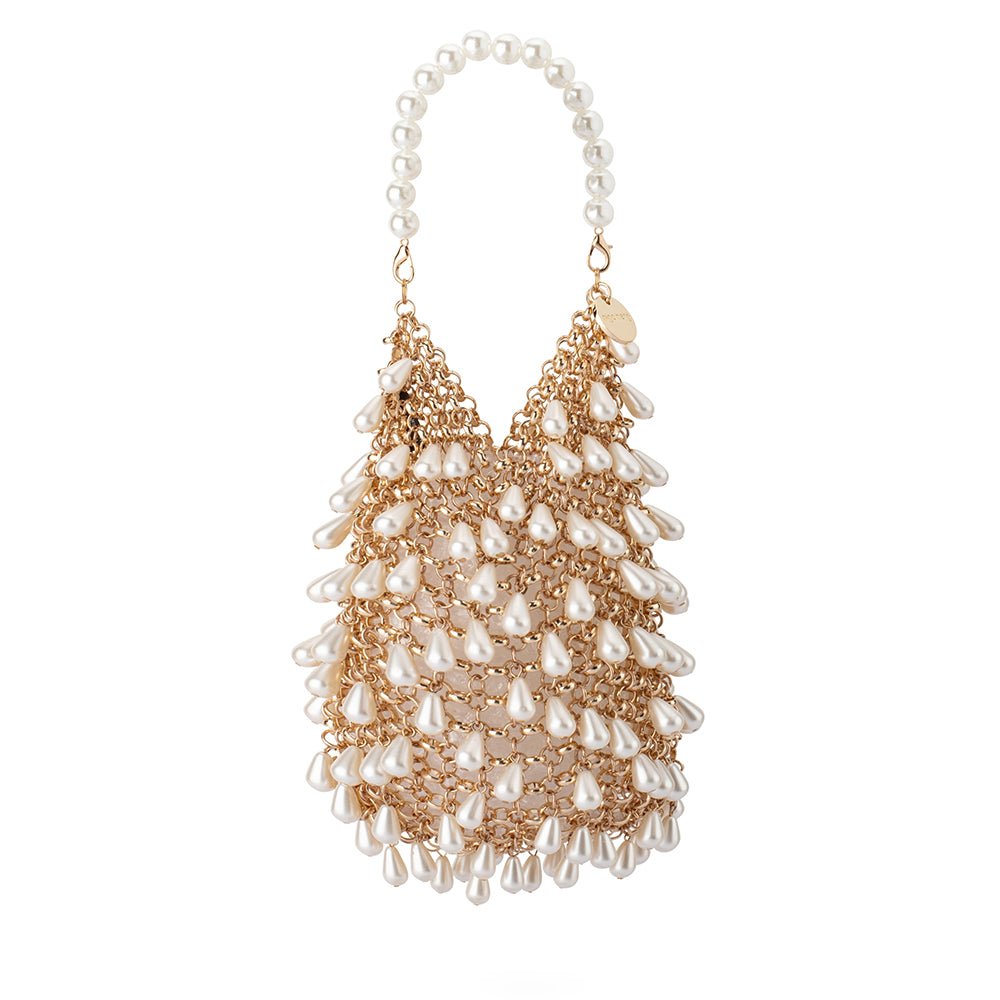 JADEN Pearl Chainmail Bag - Olga Berg