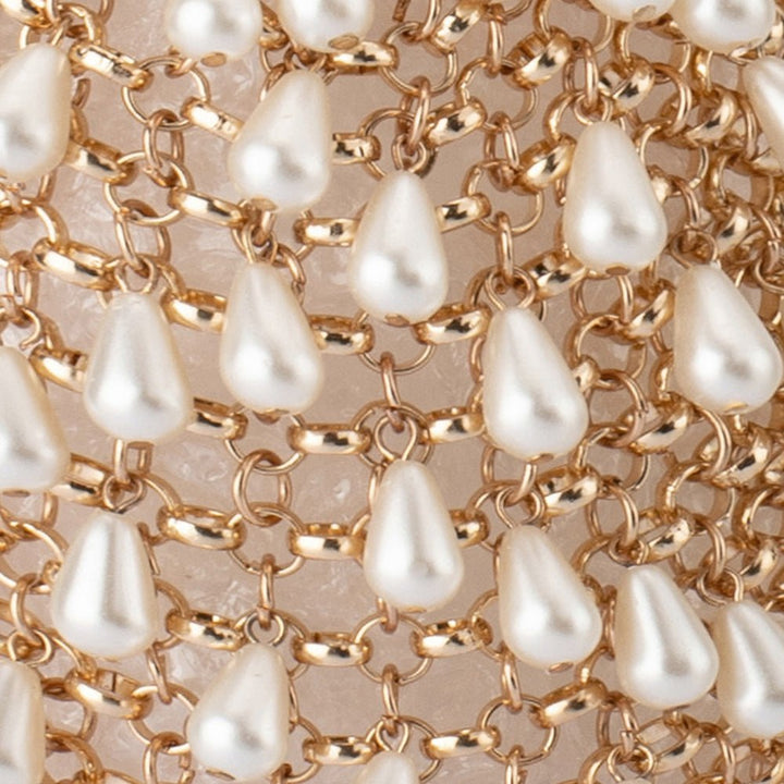 JADEN Pearl Chainmail Bag - Olga Berg