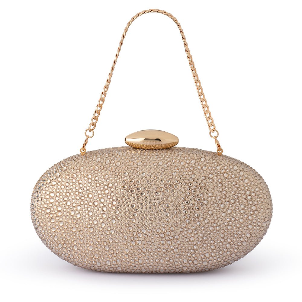 MEYER Crystal Oval Clutch - Olga Berg
