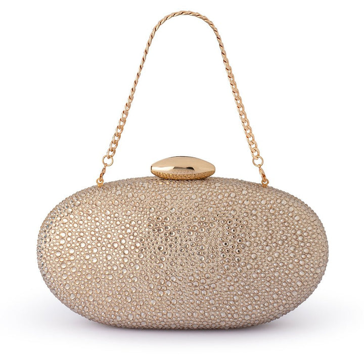 MEYER Crystal Oval Clutch - Olga Berg