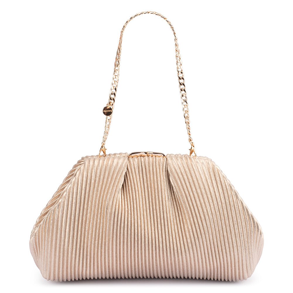 NAOMI Pleated Clutch - Olga Berg
