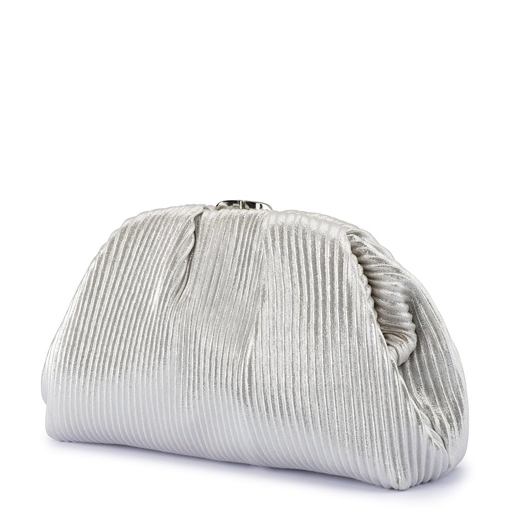 NAOMI Pleated Clutch - Olga Berg